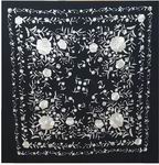 Handmade Manila Embroidered Shawl. Natural Silk. Ref. 1010615NNGBG 314.050€ #500351010615NNGBG